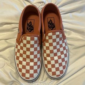 Pink Checkered Vans